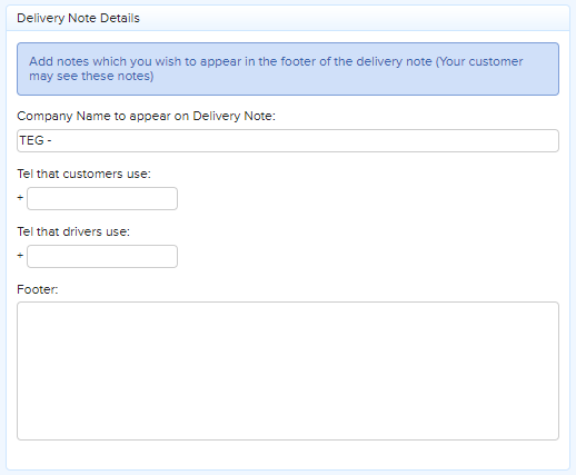 What Are Delivery Note Details 